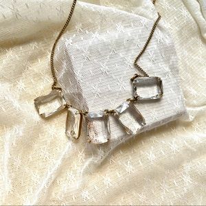 J. Crew - Large faux diamond necklace